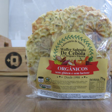 Waffer Salgado de Cebola Orgânico 150g